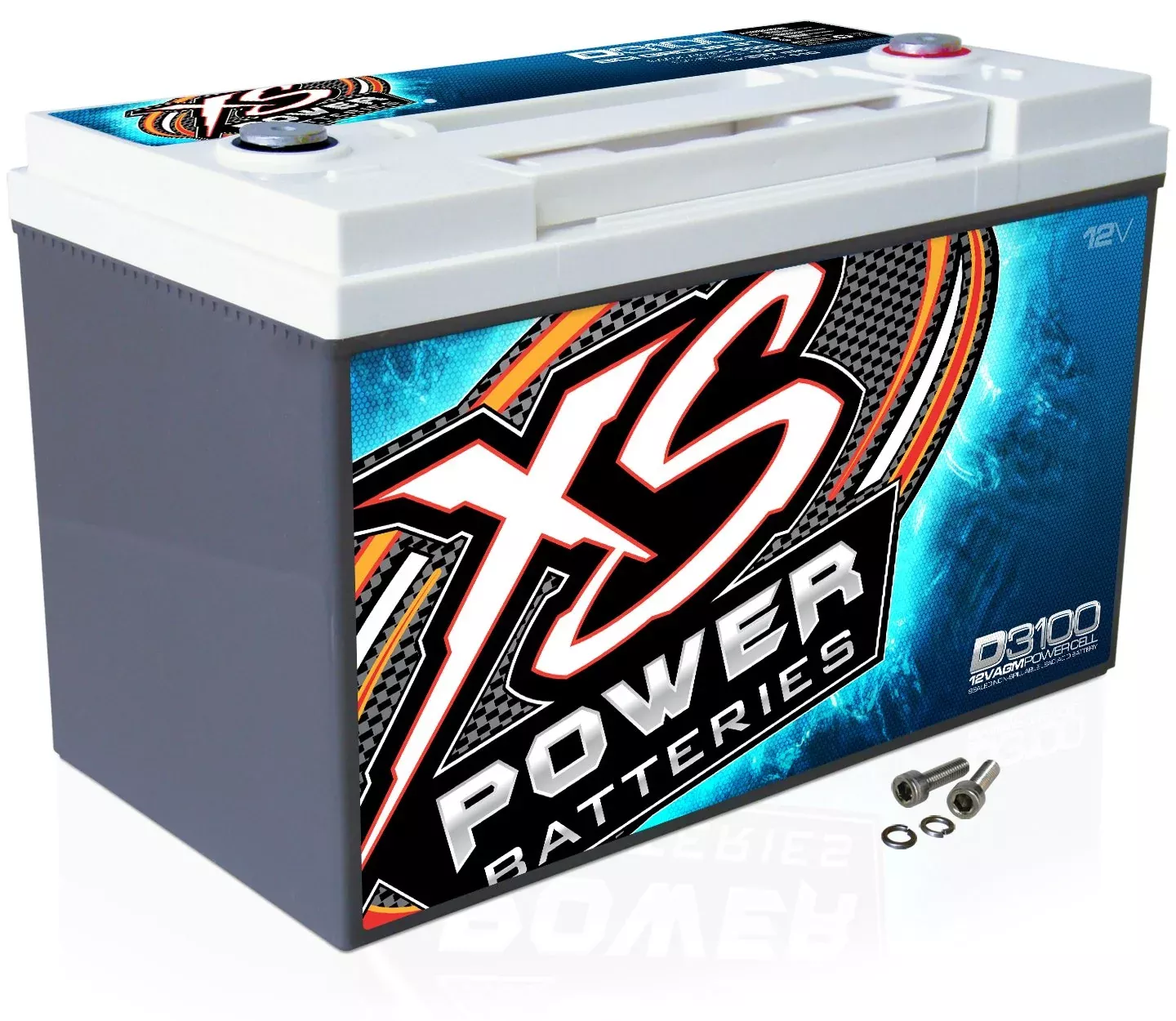 XS Power D3100 Battery – Plastic Construction, No Color, Model XS-D3100
