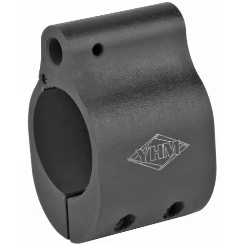 Yankee Hill Machine Co Hinged Low Profile Gas Block, For Mounting Rifle-Length Forearm to Carbine-Length Barrel, .750″ Bore Diameter YHM-9345
