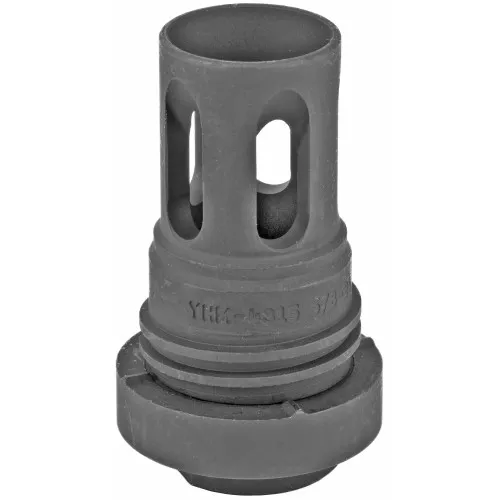 Yankee Hill Machine Co Mini QD Flash Hider, Matte Black, 5/8X24 Thread, Fits Turbo T2, Turbo K, Resonator, Resonator R2, Resonator K, Nitro .30, All Phantom .30 caliber YHM-4315-24A