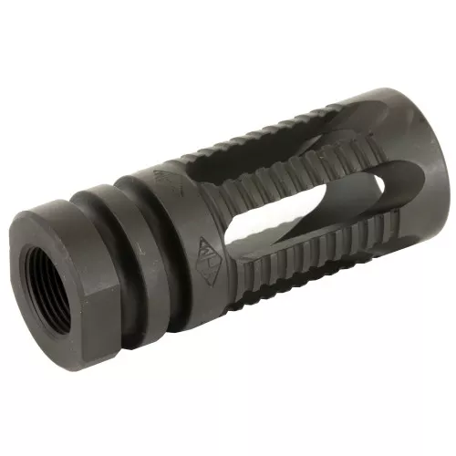 Yankee Hill Machine Co Phantom Comp/Flash Hider, 556NATO, 1/2×28, Smooth, Fits AR Rifles, Black Finish YHM-28-5C1
